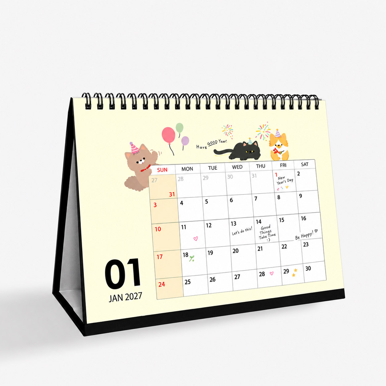 Hard Stand Table Desk Calendar printing Malaysia