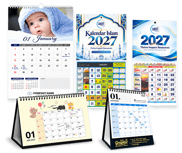 calendar printing malaysia 2027